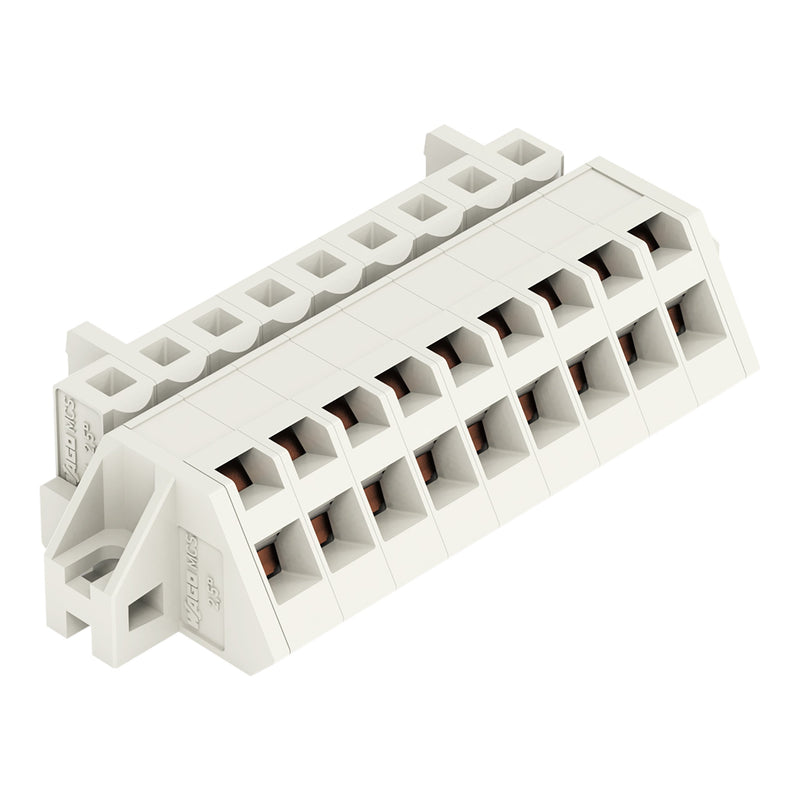 WAGO - Kabelsteckverbinder für Leiterplattensteckverbinder 1-Leiter Federleiste 721-309/031-000 CAGECLAMP 2,5mm²,lgr − 25 Stück