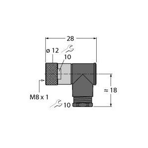Turck - Rundsteckverbinder, feldkonfektionierbar (Industriesteckverbinder) Kupplung B5231-0