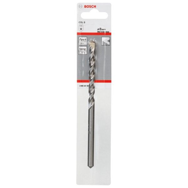 Bosch - Bohrer Betonbohrer CYL-3, 8 x 90 2608597898 x 150 mm, 1er-Pack