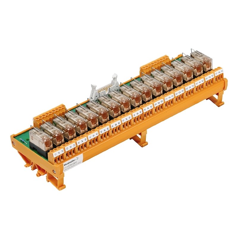 Weidmüller - Schaltrelais Relaiskoppler RSM 16RS 24VDC GEM.- steckbar