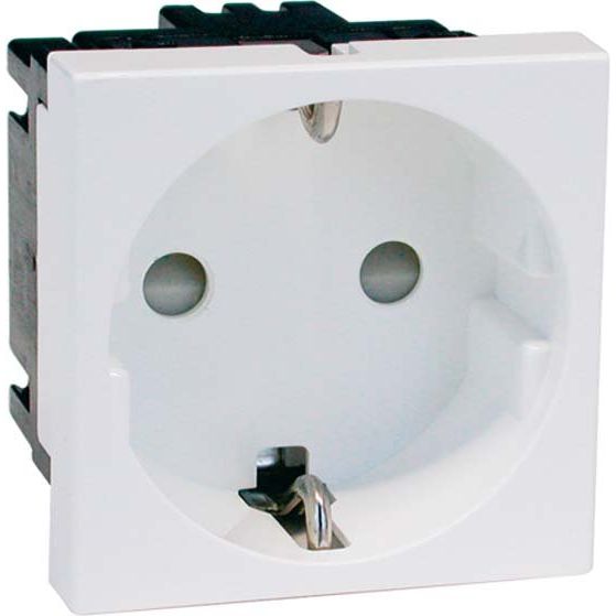 Peha - Schalter-/Steckdosenkombination SCHUKO-EB-Steckd.1-fachant D 6211.21 EMS SI 16A 250V 2-pol