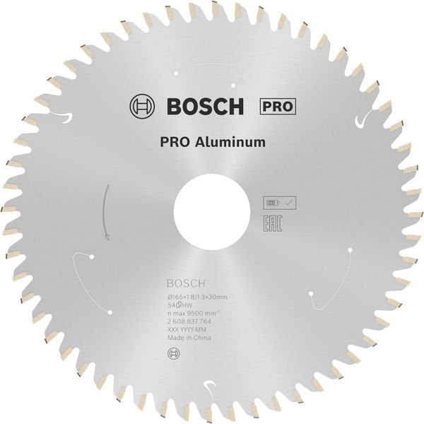 Bosch - Kreissägeblatt PRO Aluminium cordless 2608837764 Kreissägeblatt 165 x