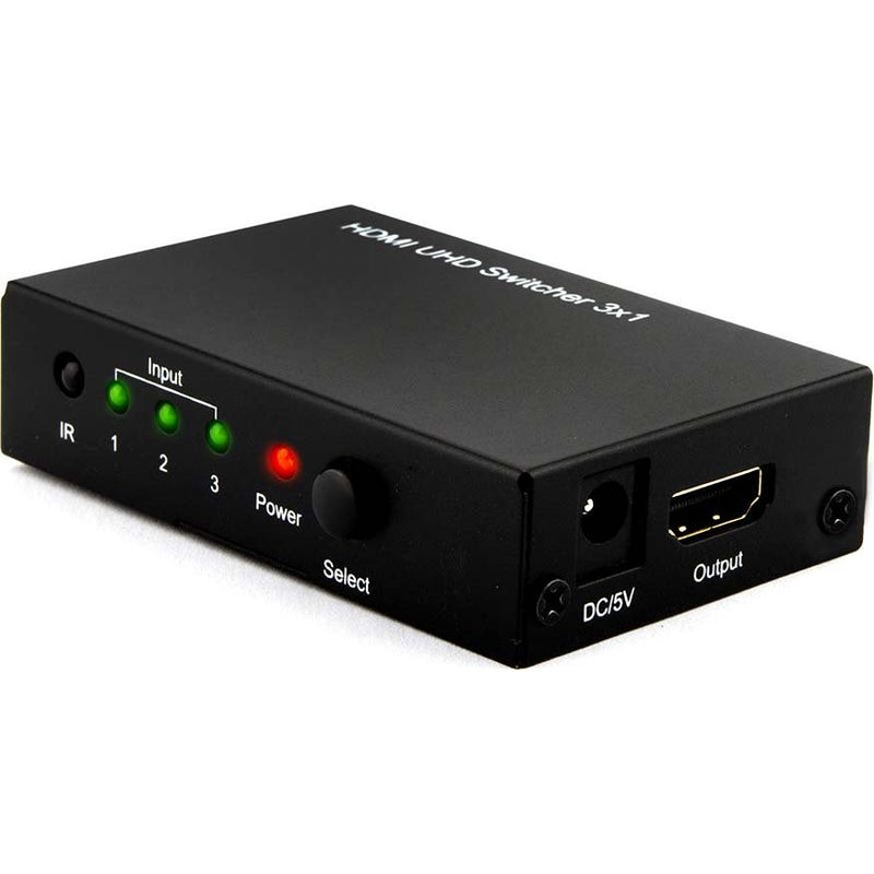 E+P Elektrik - Endgeräteumschalter HDMI-Umschalter UHD 31 3-fach