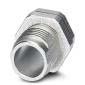Phoenix Contact - Rundsteckverbinder, feldkonfektionierbar (Industriesteckverbinder) Gehäuseverschraubung SACC-DSIV-M12-PLUG − 10 Stück