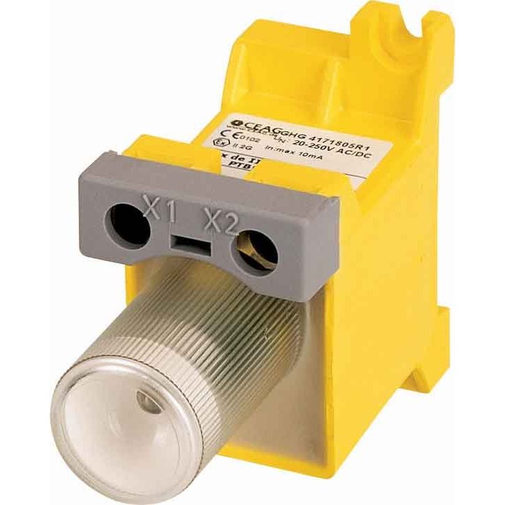 Ceag Sicherheitst - Lampenfassungsblock für Befehls- und Meldegeräte Leuchtensockel GHG 410 1901 R0297 12-24V AC/DC