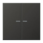 Jung - Bedienelement intelligent Taster 2fach BT AL 17102 AN JUNG HOME
