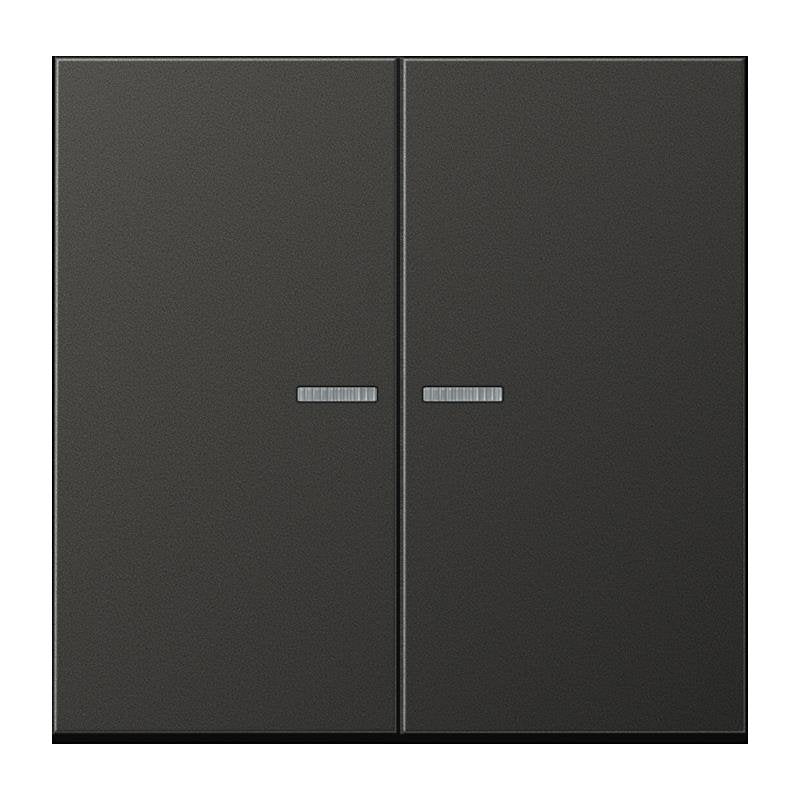 Jung - Bedienelement intelligent Taster 2fach BT AL 17102 AN JUNG HOME