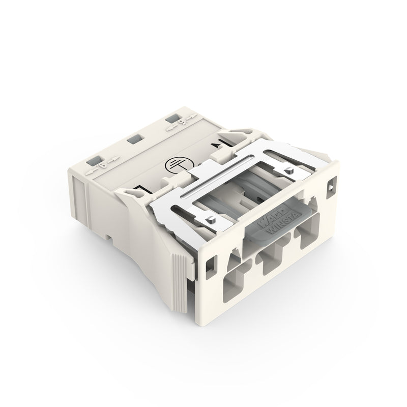 WAGO - Geräteanschluss für steckbare Gebäudeinstallation Steckerteil 770-733/007-000 2x0,5-4mmq weiß − 100 Stück