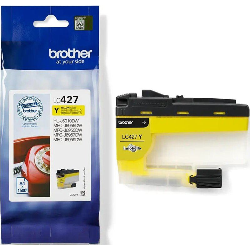 Brother - Verbrauchsmaterial für Telefax/Drucker/MFC Tintenpatrone LC-427Y ge