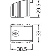 OSRAM BETRIEBSGERÄTE - Zubehör/Ersatzteile für Vorschaltgerät Anschlusskasten EVG (VE2) OTCABLECLAMP D-STYLE − 2 Packung