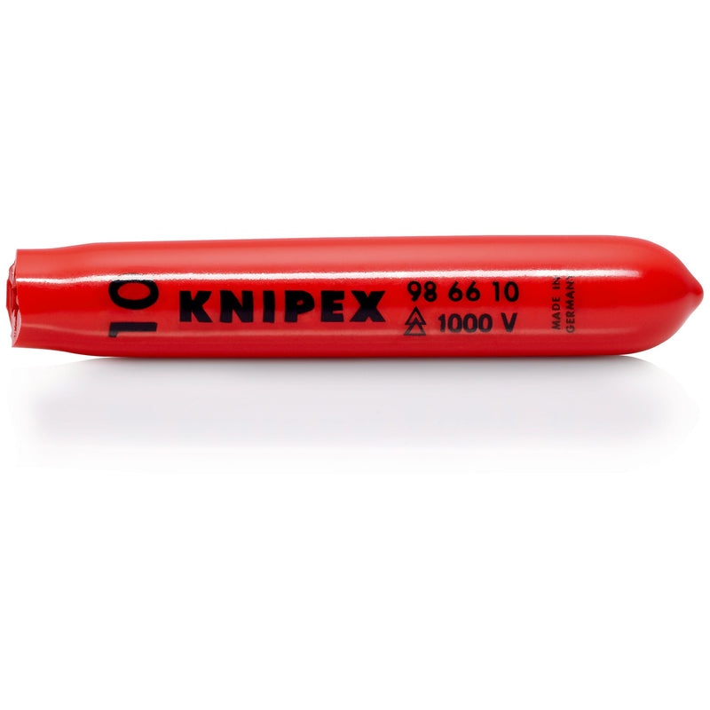 Knipex - Verschlusskappe für Kabelschutzrohre für Erdverlegung Selbstklemm-Tülle 98 66 10 80 mm