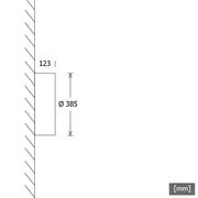 LTS Licht&Leuchten - Decken-/Wandleuchte LED-Wandleuchte PLL23385301/DALI si 23W 3000K 1334lm