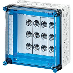 Hensel - Sicherungskasten Sicherungsgehäuse Mi 3227 4xDII 25A