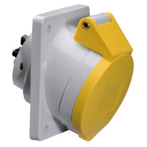 Bals Elektrotech - CEE-Anbausteckdose (IEC 60309) Anbausteckdose geneigt 16A 12731 3p 110V 4h IP44