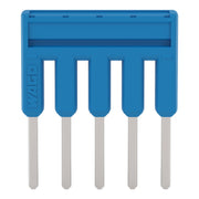 WAGO - Querverbinder/Brücker für Reihenklemme Kammbrücker, isoliert 2000-405/000-006 5-fach, blau − 25 Stück