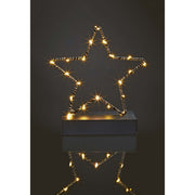 Hellum - Festbeleuchtung LED-Lichterkette 522525 40-tlg.ww, m.Timer