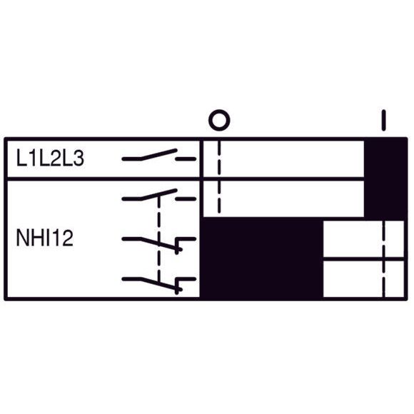 Eaton - Hilfsschalterblock Normal-Hilfsschalter NHI12-PKZ0 1S2Ö