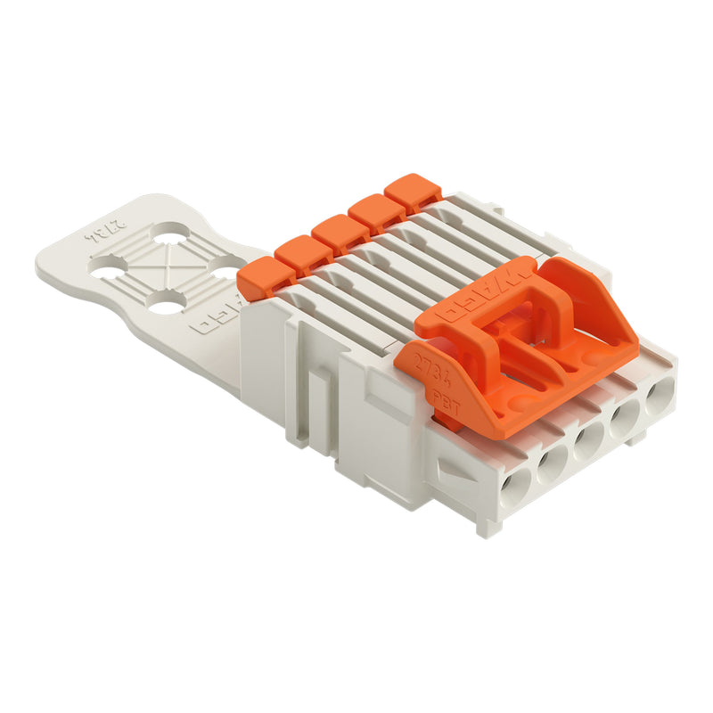 WAGO GmbH & Co. KG - Kabelsteckverbinder für Leiterplattensteckverbinder 1-Leiter-Federleiste 27341105328000300000 PushinCAGECLAMP,lgr − 50 Stück