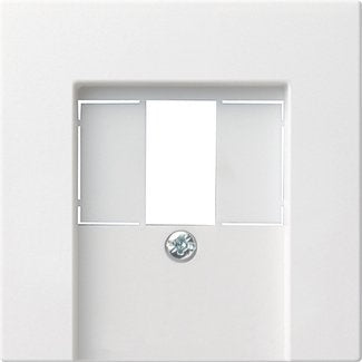 Gira - Einsatz/Abdeckung für Kommunikationstechnik Zentralplatte TAE rws 027627 System55