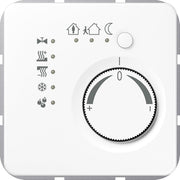 Jung - Bussystem-Raumtemperaturregler KNX Stetigregler aws CD 2178 TS WW mit int.Busankoppler