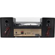Soundmaster - HiFi-Komplettsystem DAB+/UKWStereo-Musikcenter MCD1950SW CD/MP3,Plattensp