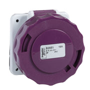 Schneider Electric - CEE-Anbausteckdose (IEC 60309) Industriesteckdose 82952 gerade, 16A, 3-polig − 1 Stück