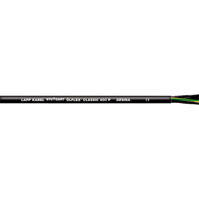 Lapp Kabel&Leitung - Energiekabel < 1 kV, für ortsveränderlichen Einsatz ÖLFLEX CLASSIC 400 P 1312970/500 4G1,5 BK − 500 Meter