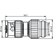 Telegärtner - Koax-Kupplung Adapter BNC-TNC (M-M) 100023634 − 5 Stück
