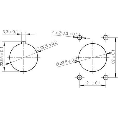 Weidmüller - Elektronik-Leergehäuse Kupplungsgehäuse IE-BH-V04P V4 Ethernet TCP/IP − 10 Stück