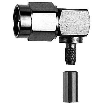 Telegärtner - Koax-Steckverbinder SMA-Winkelstecker cr AU 100027636 G5 (RG223/U)