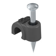 OBO Bettermann - Nagelschelle (für Kabel) ISO-Nagel-Clip 2012 35 SW 12mm, L35, tief-sw − 100 Stück