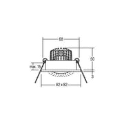 Brumberg Leuchten - Downlight/Strahler/Flutlicht LED-Einbaustrahler 350 mA 12376074