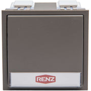 Renz Metallwaren - Funktionsmodul für Türkommunikation Klingelmodul 97-9-85269 gr mit 1 Klingeltaster − 1 Stück