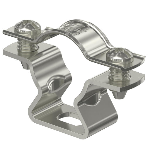 OBO Bettermann - Befestigungsschelle für Kabel/Rohre Abstandschelle ASL 733 20 A4 mit Langloch 17-20mm − 25 Stück