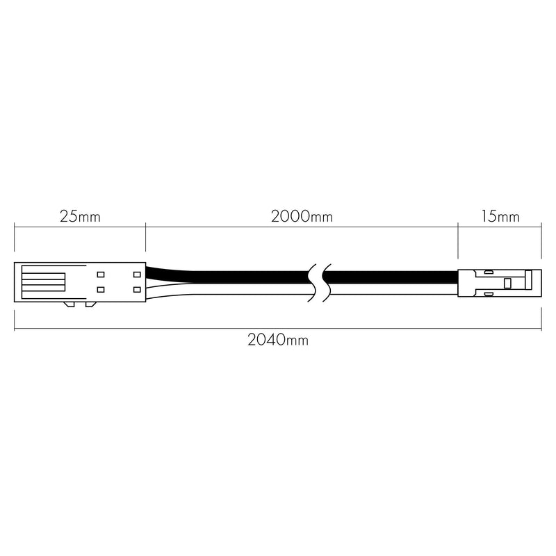 Nobile - Elektrisches Zubehör/Ersatzteile für Leuchten Verlängerungsleitung 2m 8099600007