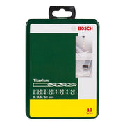 Bosch - Bohrer-Set Metallbohrer-Set HSS-TiN, 2607019437 19-teilig 1 - 10 mm