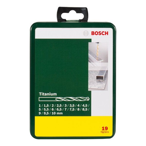 Bosch - Bohrer-Set Metallbohrer-Set HSS-TiN, 2607019437 19-teilig 1 - 10 mm