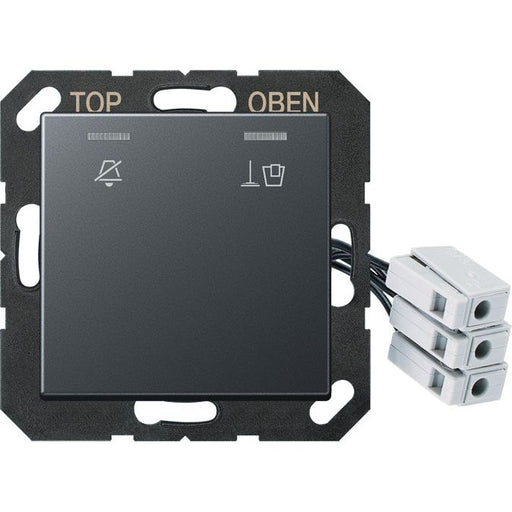 Jung - Abdeckung/Bedienelement für Installationsschalterprogramme Hotelabdeckung A CU KO5 M 24 ANM mit LED-Einheit 24 V