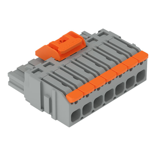 WAGO - Kabelsteckverbinder für Leiterplattensteckverbinder 1-Leiter-Federleiste 2231-1107/328-000 Push-in CAGECLAMP,gr − 50 Stück