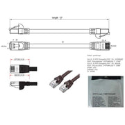 EFB-Elektronik - Patchkabel Kupfer VOIP-Patchkabel Cat.6 K2460.10 10m S/FTP sw