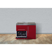 Stengel - Mini-Küche Miniküche Premiumline MPGSBR110GSKSreBli Bordeauxrot