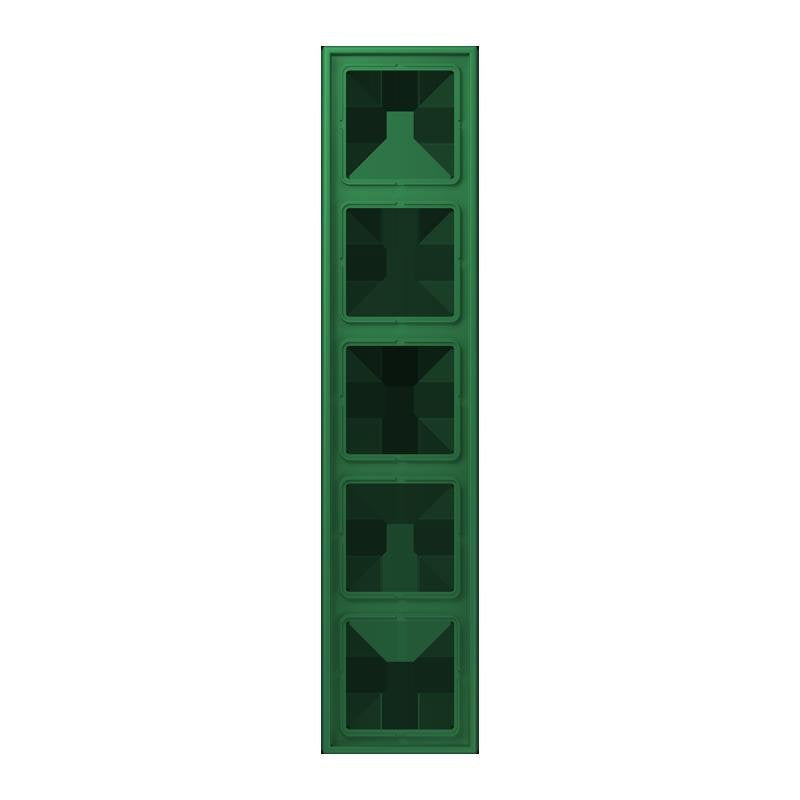 Jung - Abdeckrahmen Rahmen 5-fach LC 985 219 vert fonce