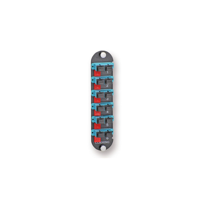 Corning - Moduleinsatz für Patchpanel LWL CCH Panel sw 6 Fiber CCHE-CP06-72 3x SC-DX SM Keram