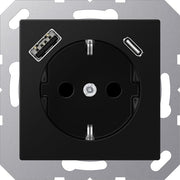 Jung - Steckdose SCHUKO Steckdose A 1520-15 CA SWM mit USB Typ AC