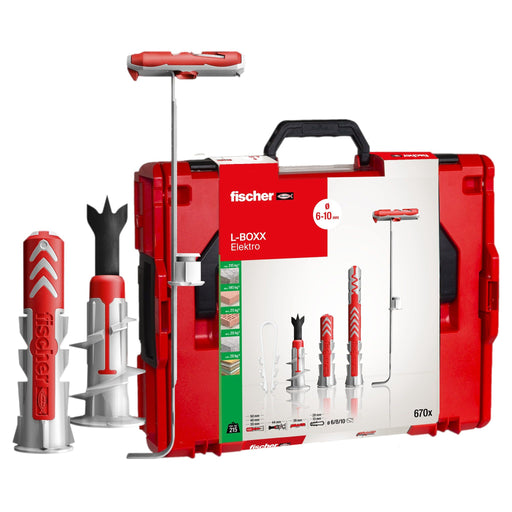 Fischer Deutschl - Dübelset L-Boxx 553119 Elektro