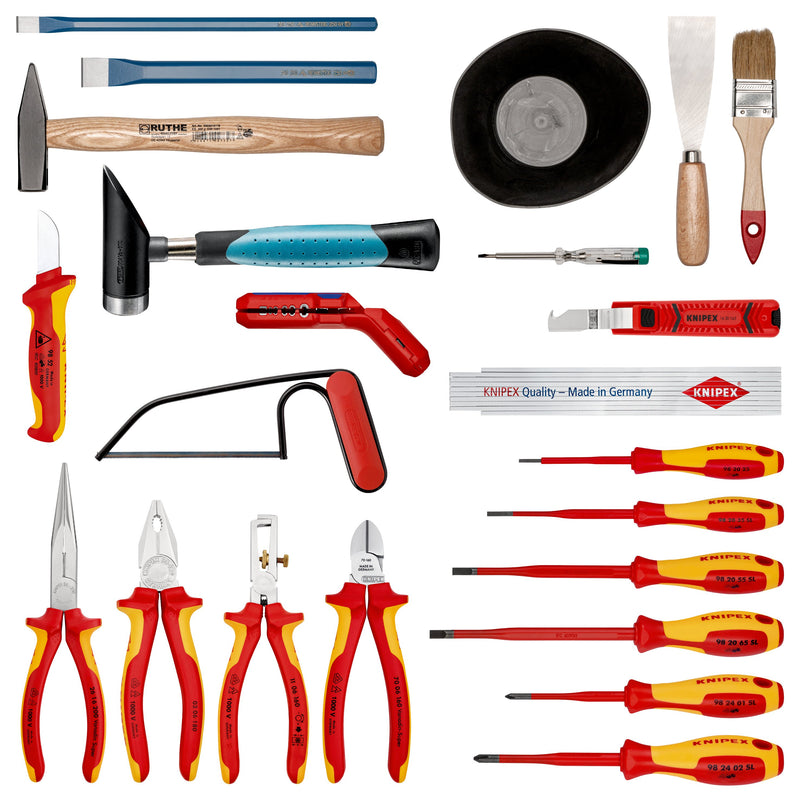 Knipex - Werkzeugset VDE Werkzeugtasche Elektro 00 21 02 EL