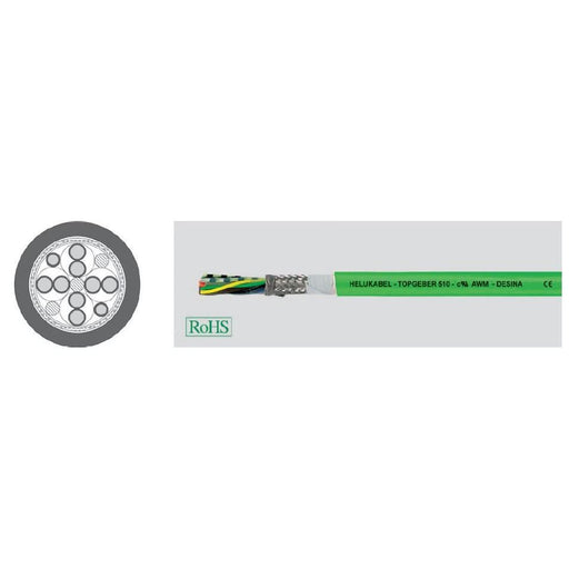 Klimaprime - Energiekabel < 1 kV, für ortsveränderlichen Einsatz HEL 4x2x0,14+4x0,14+4x0 4x2x014+4x014+4x0 Motor,Servo,Geberltg
