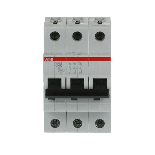 ABB Stotz S&J - Leitungsschutzschalter Sicherungsautomat S203-C40 6kA 40A C 3p