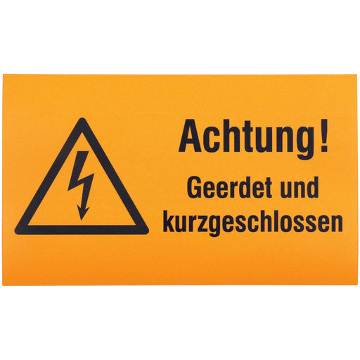 DEHN - Warn-/Hinweisschild Warn-/Hinweisschild WHS A GUKG M#700056 Kunststoff