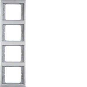Berker - Abdeckrahmen Rahmen 4f. eds 13437004 senkrecht
